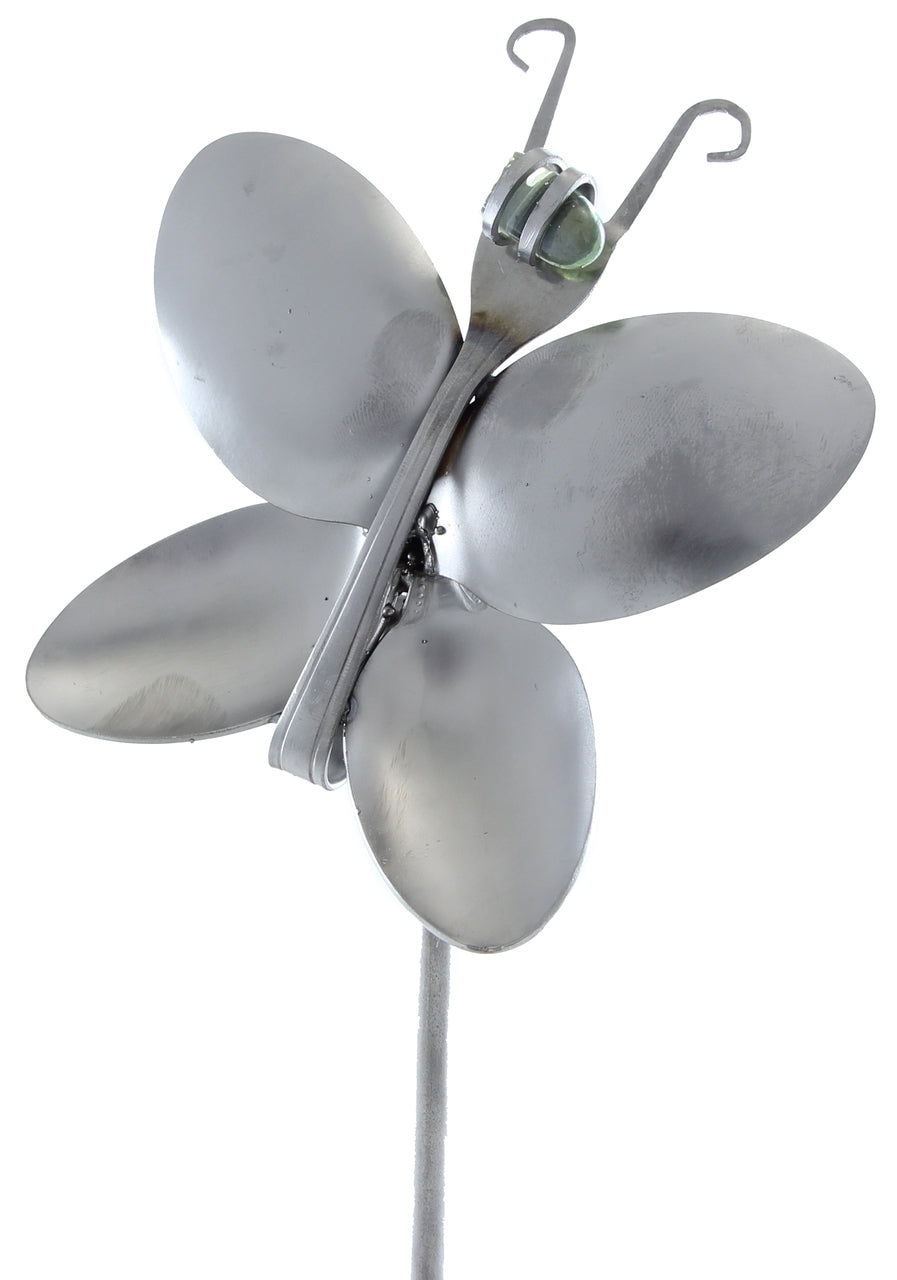 Butterfly Stake 36&quot; Spoon and Fork Art