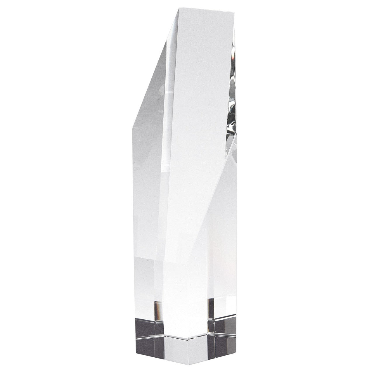 Slant Cut  Glass Tower H136