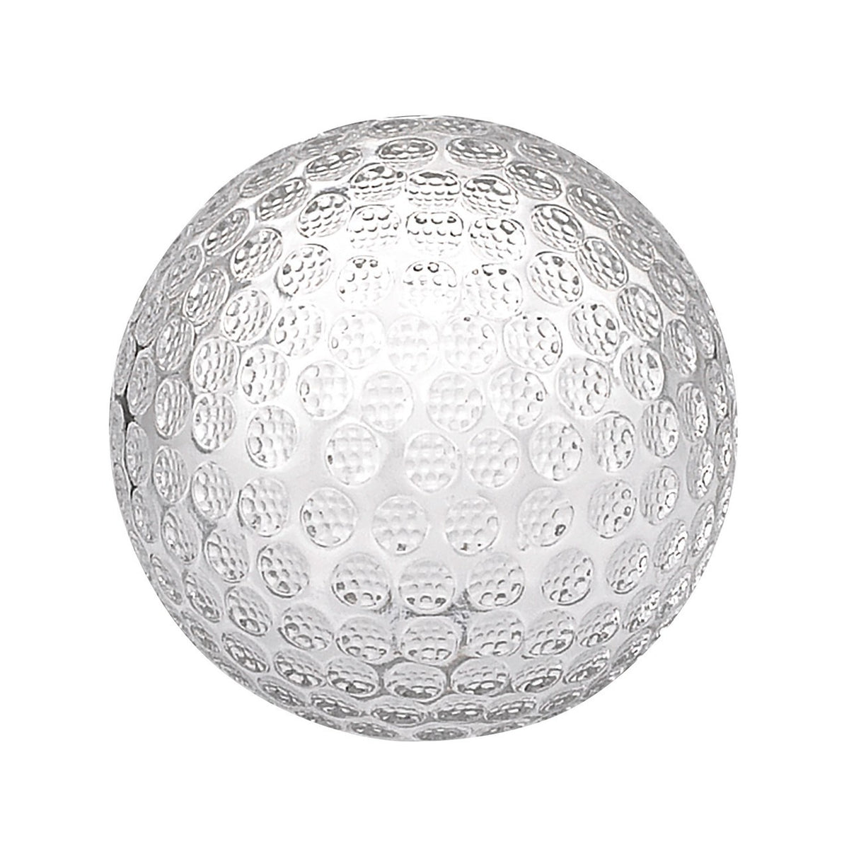 Golf Ball Crystal Glass Paperweight 