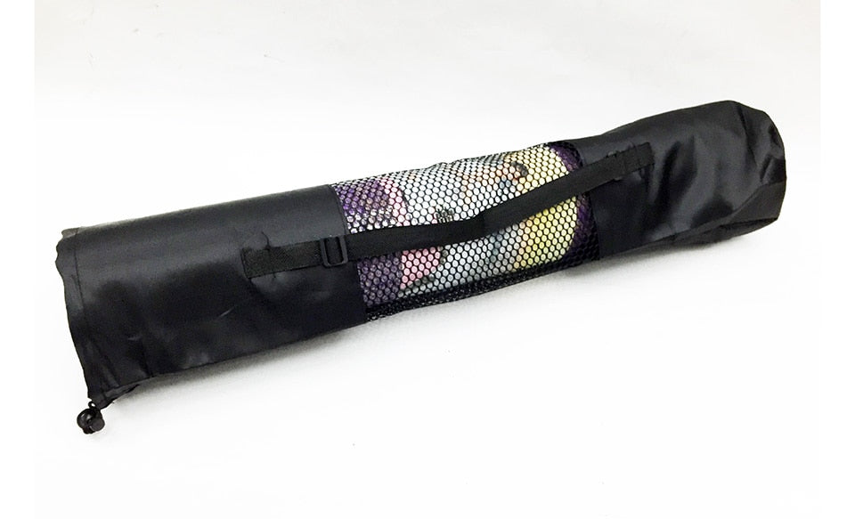 Extra Long Double Sided Exercise Yoga Mat w/ Carrying Bag