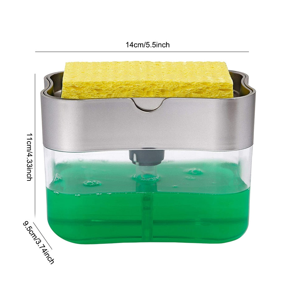 Kitchen Pump Soap Sponge 