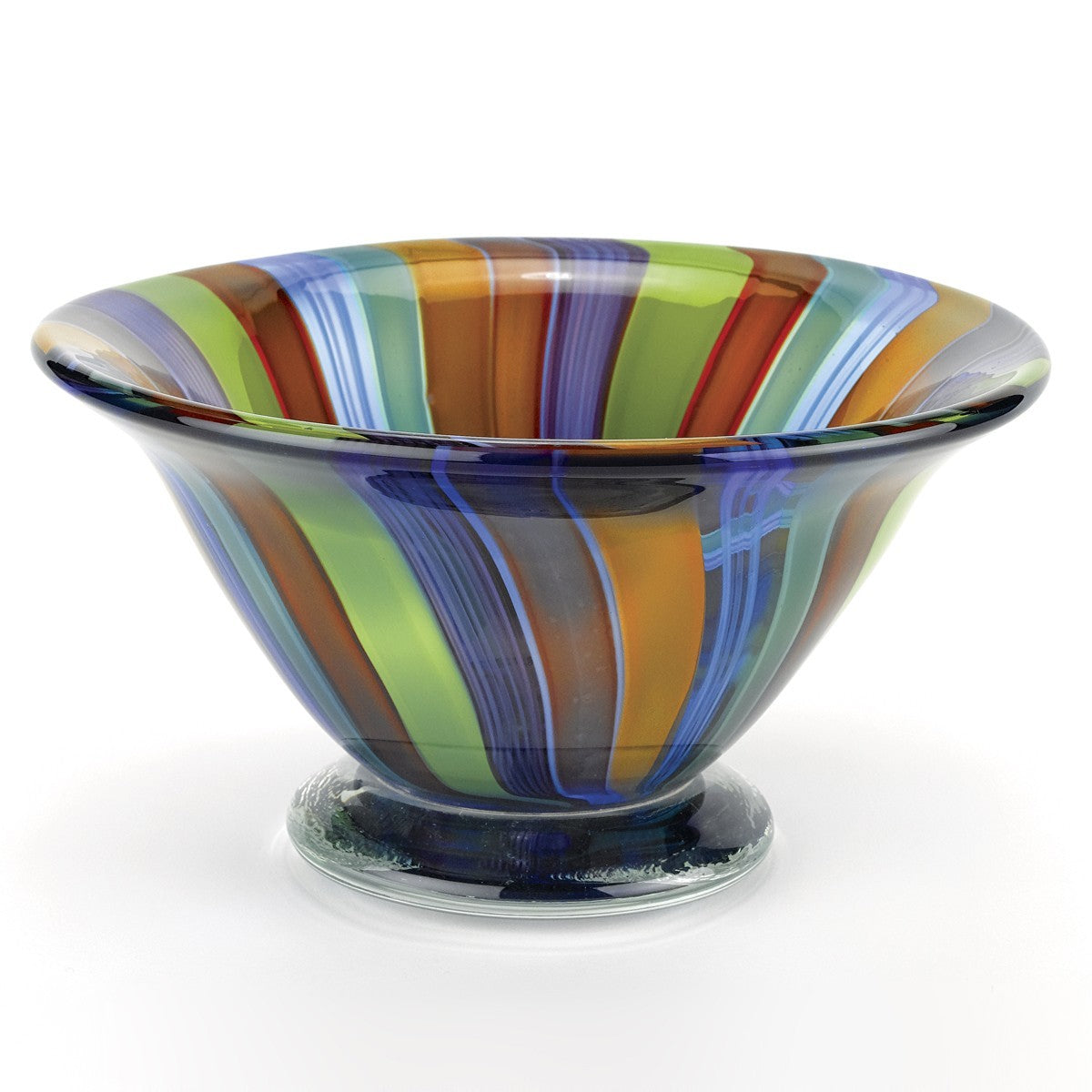 Rainbow Art Glass Bowl