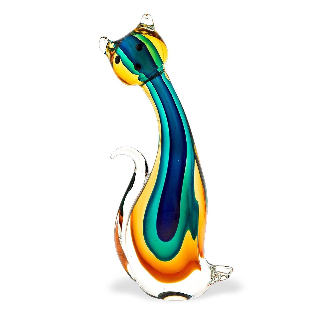 Cat Glass Art