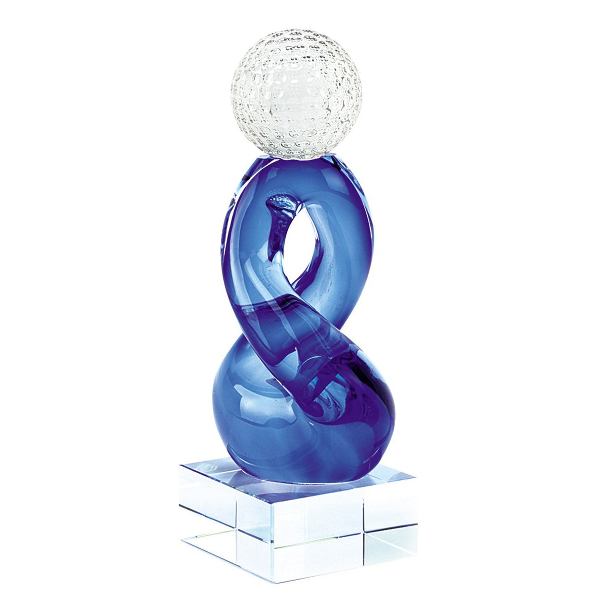 Golf Trophy Glass Art