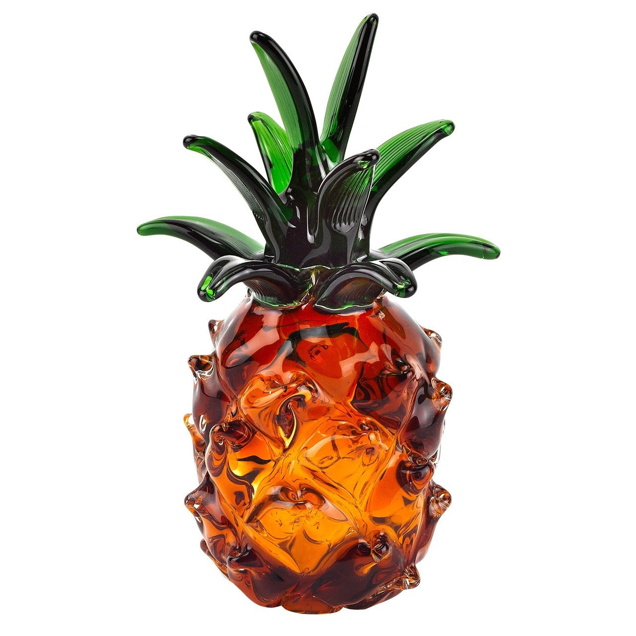 Murano Style Art Glass Mouth Blown Pineapple