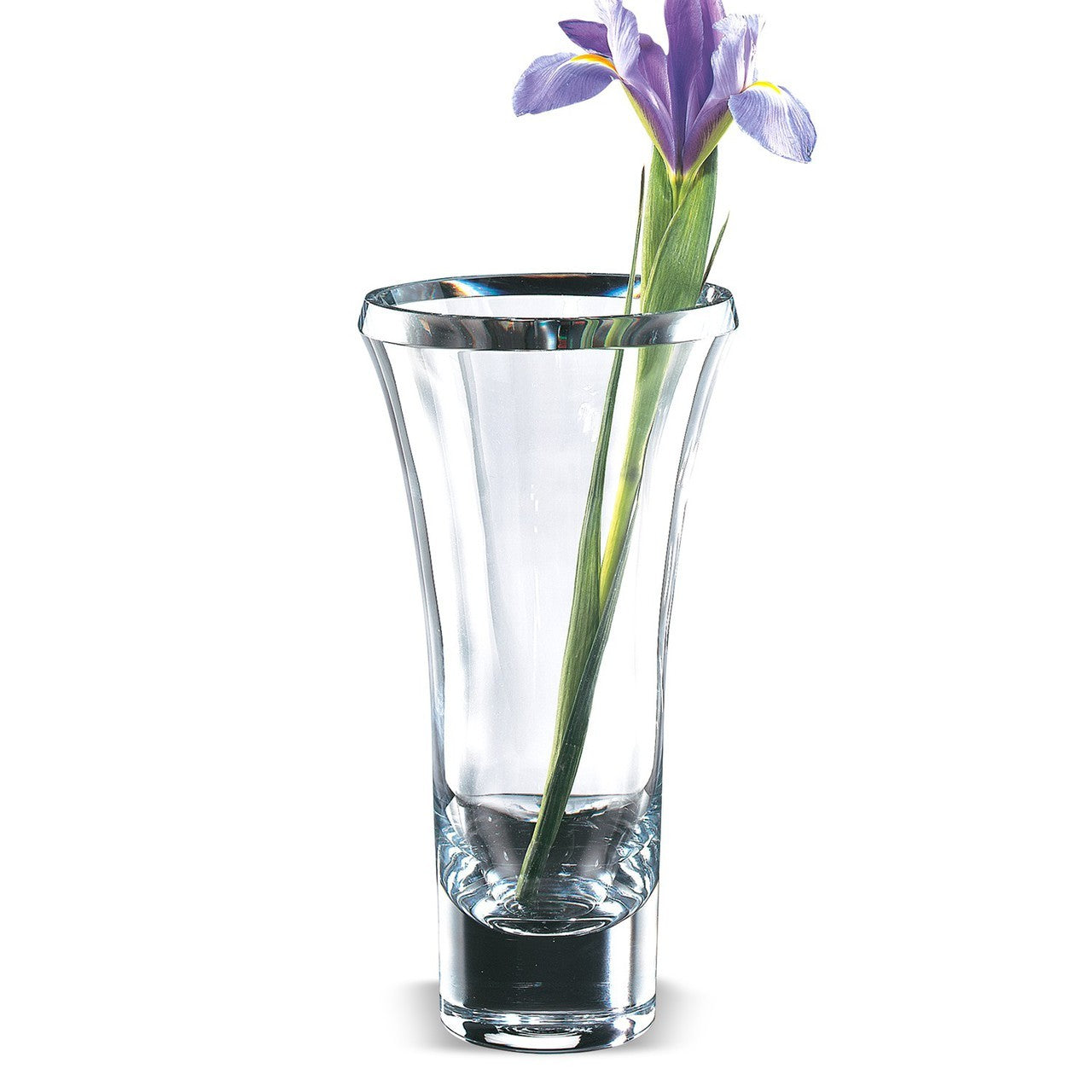 Trillion 11 in. Beveled Vase