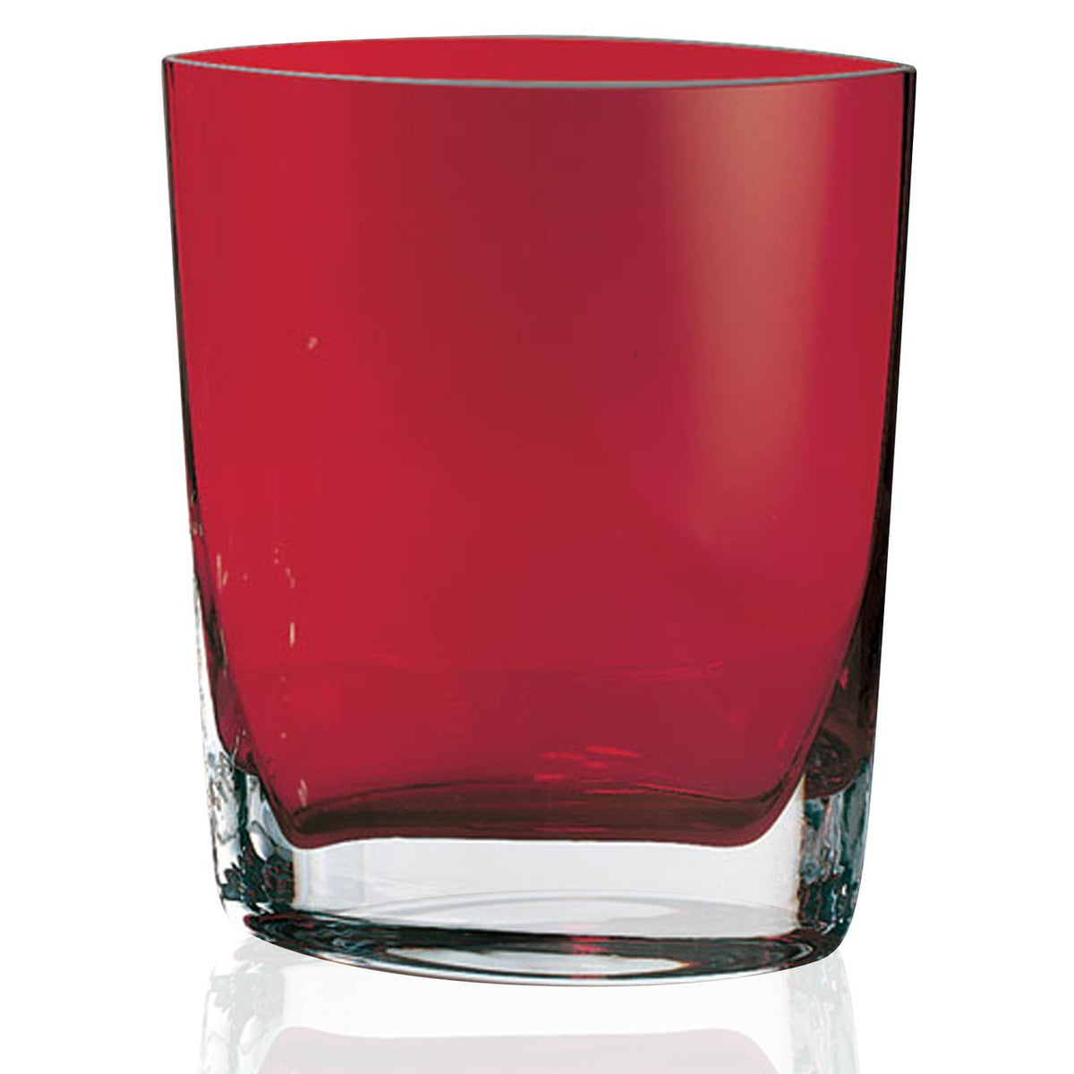 Deep Red Scarlet Begonias Samantha Vase .
