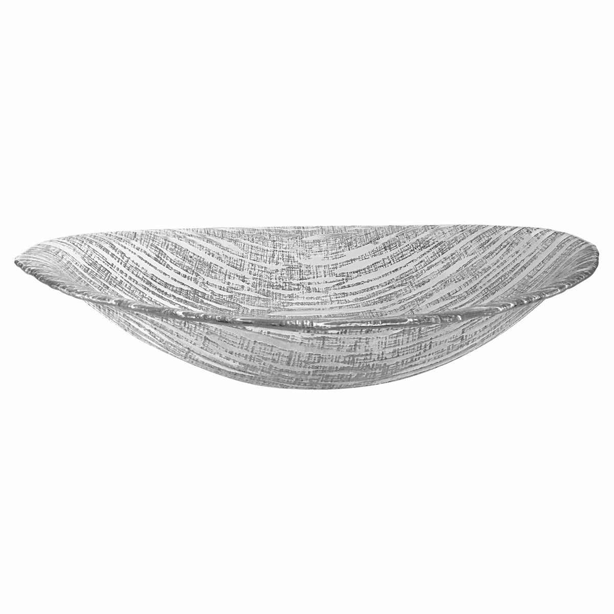 Secret Treasure Silver Handcrafted Oval Bowl