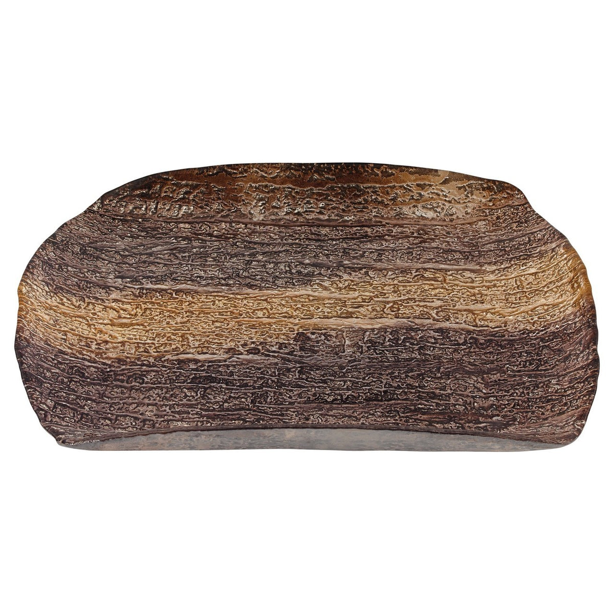Forest Hand Crafted 15x10 Glass Tray