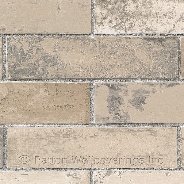 Cream Brick KV27423 Wallpaper