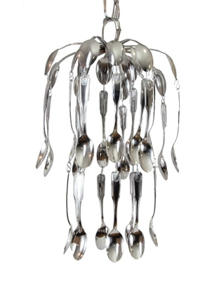 Spoondelier Two Tier Spoon Chandelier