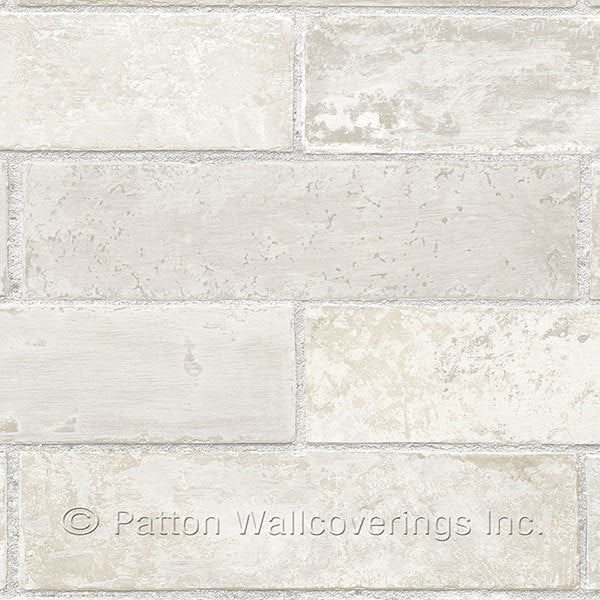 Faux Brick Cream LL29532 Wallpaper