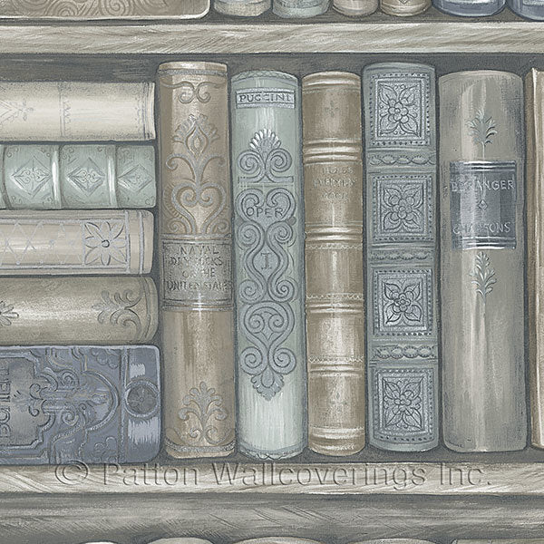 Slate Bookcase LL36203 Wallpaper