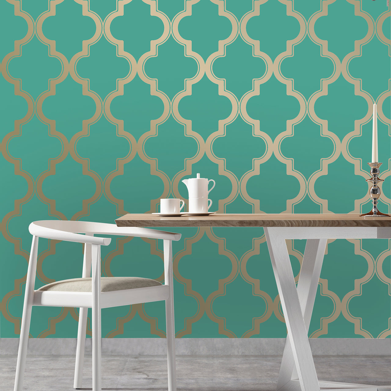 Honey Jade MA034 Marrakesh Self-Adhesive Wallpaper