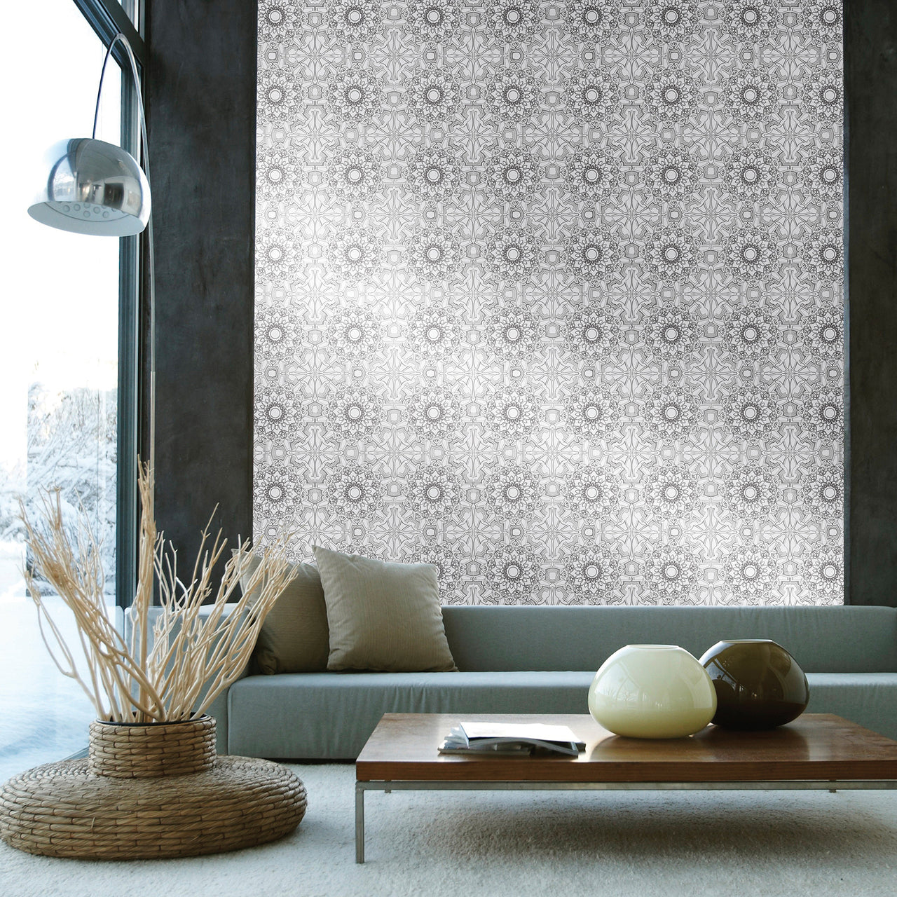 Platinum ME055 Medallion Self-Adhesive Wallpaper