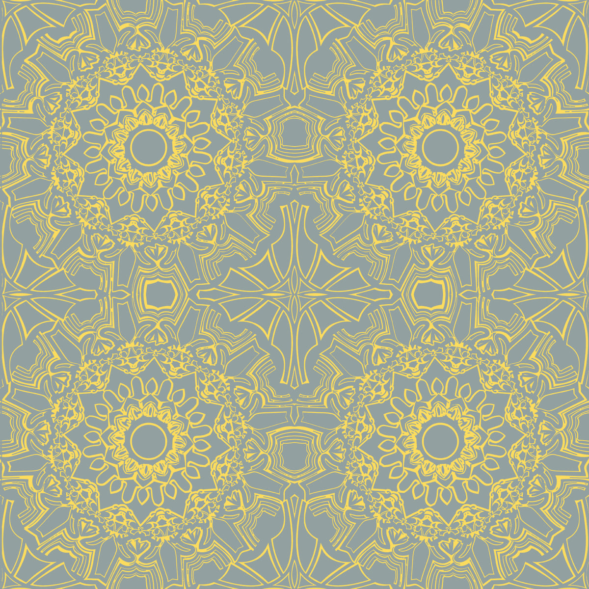 Medallion Sunrise Self-Adhesive ME058 Wallpaper