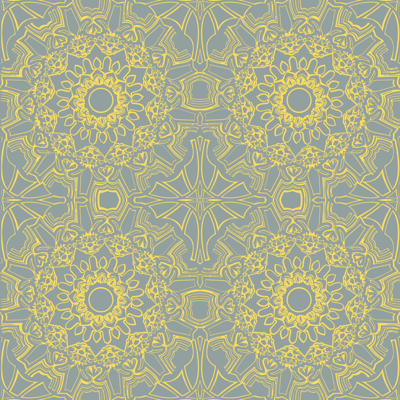 Medallion Sunrise Self-Adhesive ME058 Wallpaper