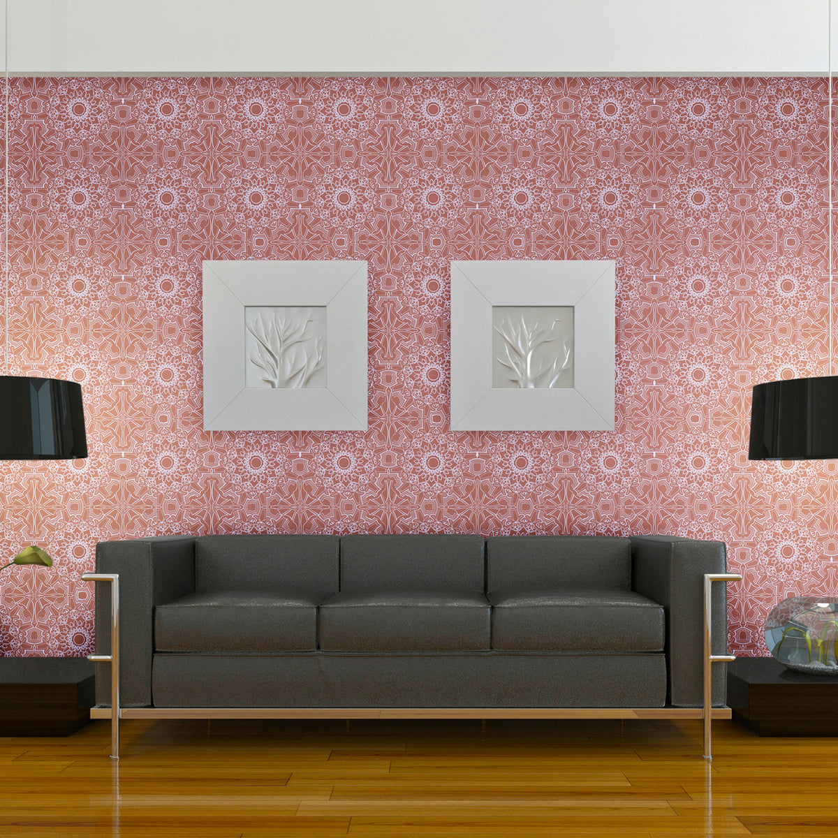 Medallion Berry Self-Adhesive ME059 Wallpaper