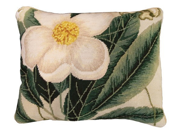 Cherokee Rose 16 x 20 Needlepoint Pillow