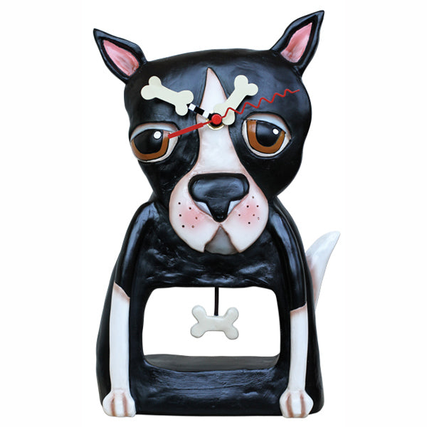 Kibbles Dog Clock Art by Allen Designs