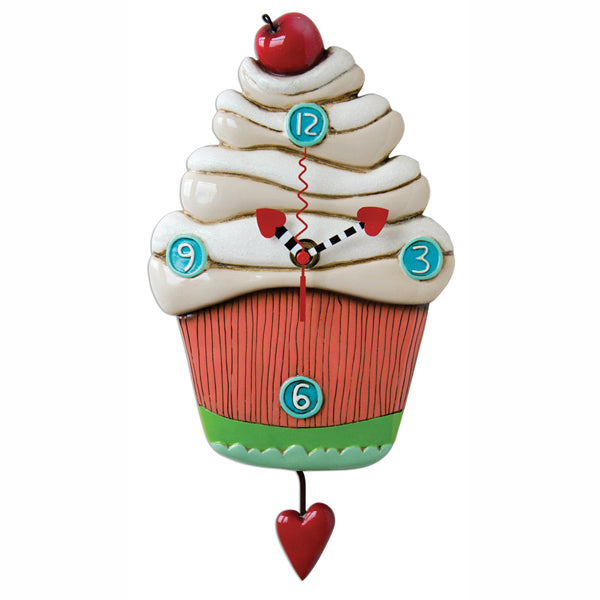 Sweet Cupcake Clock Art by Allen Designs