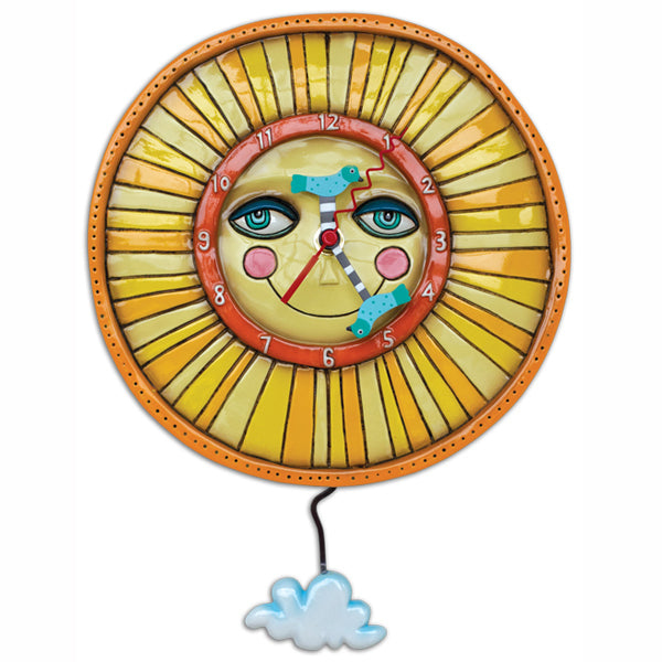 Sunny Skies Clock Art by Allen Designs