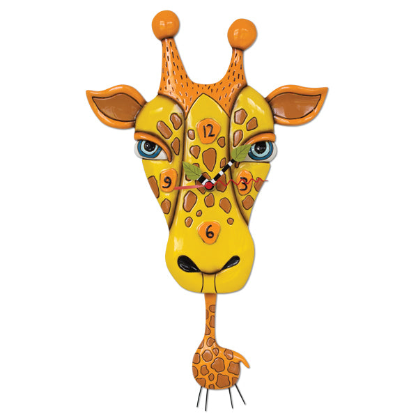 Jaffy the Giraffe Clock Art by Allen Designs