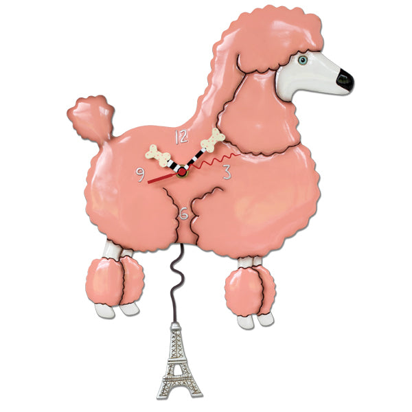 Frenchie Poodle Clock Art by Allen Designs