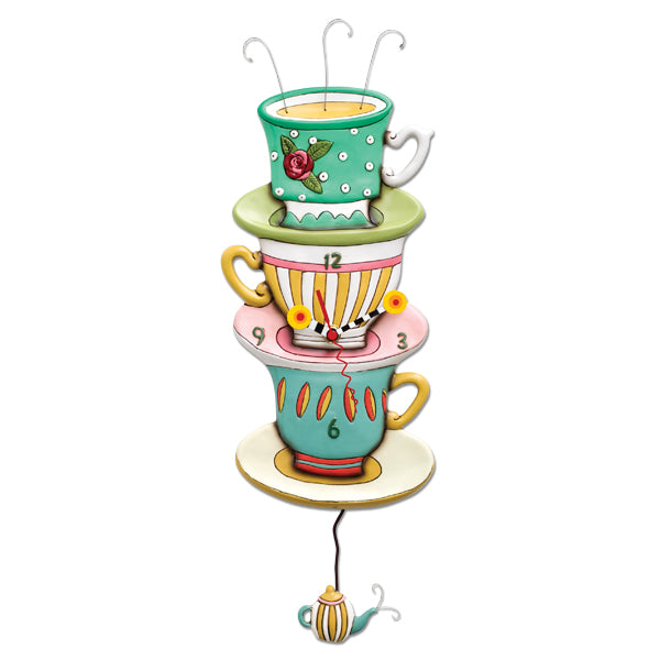 Spot of Tea Wall Clock