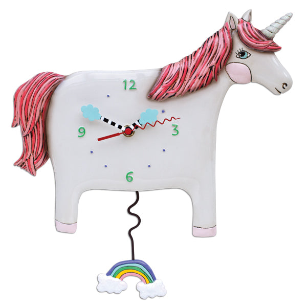 Unicorn Buttercup Wall Clock