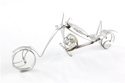 Fork and Spoon Motorcycle Display Statue