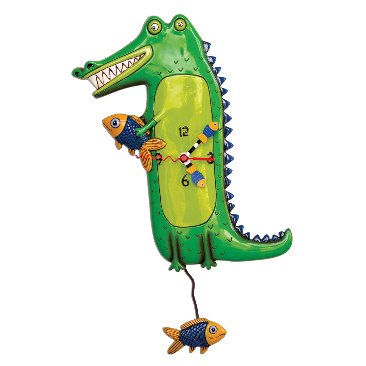 Gator Alligator Wall Clock