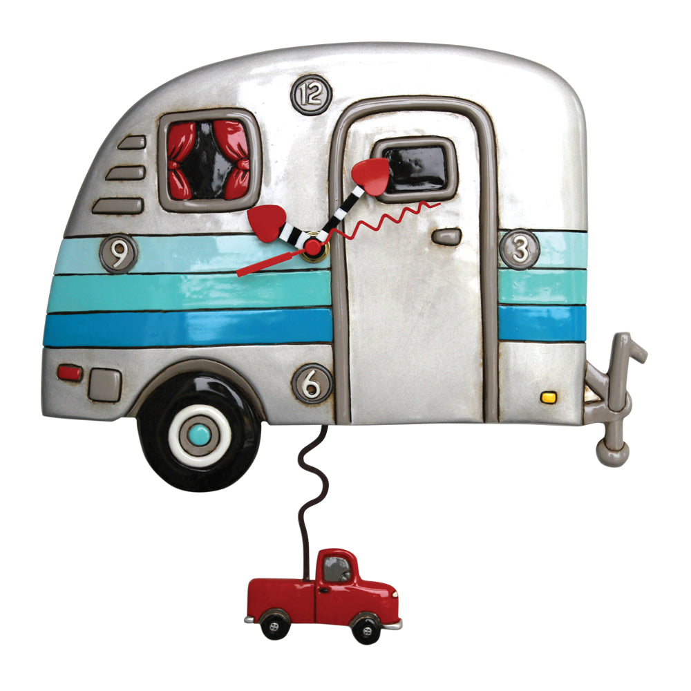 Happy Campers Wall Clock