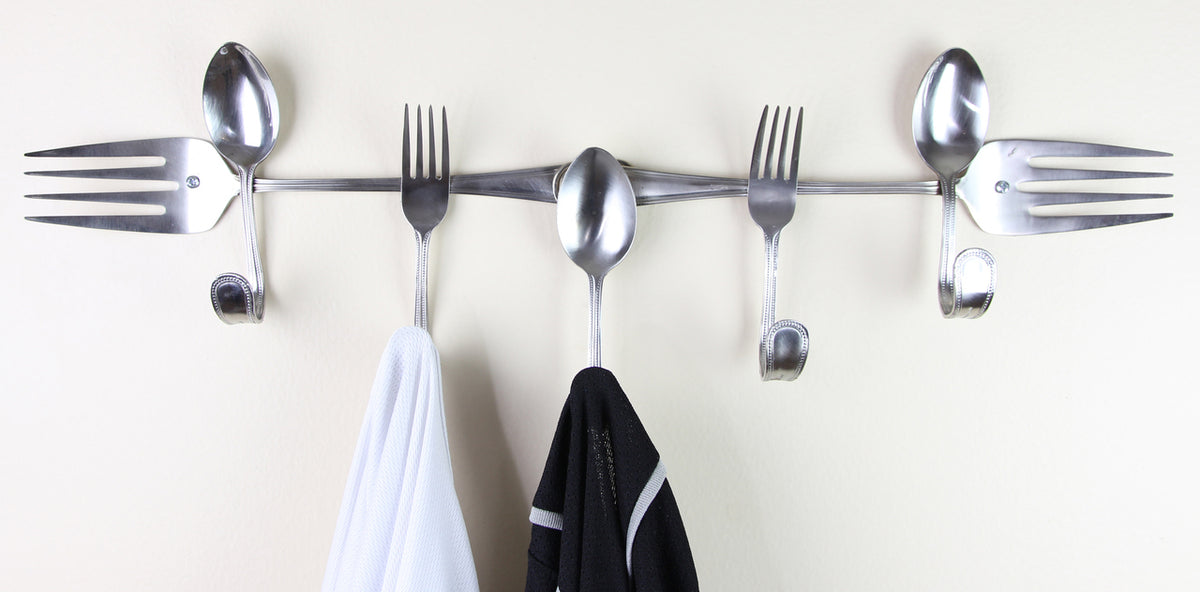 Coat Rack - Fork - Spoon and Fork Art