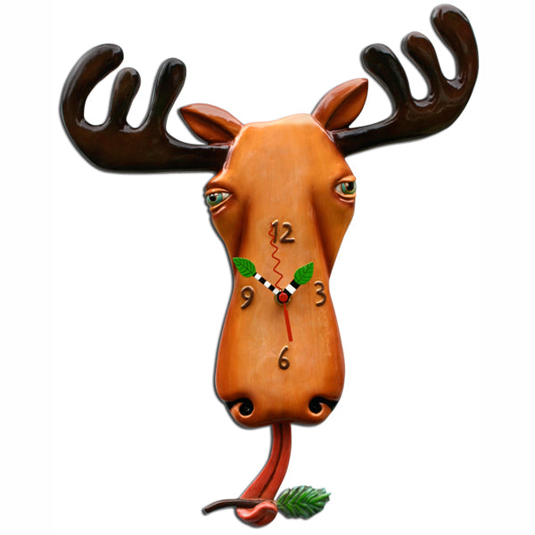 Moose Lee Clock Art by Allen Designs