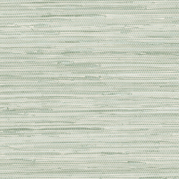 Green Faux Grasscloth PA34209 Wallpaper