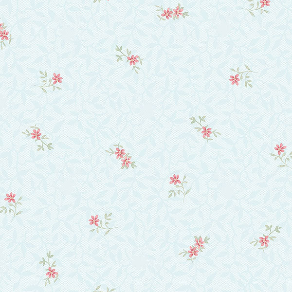 Pink Blue Layered Floral PP35513 Wallpaper