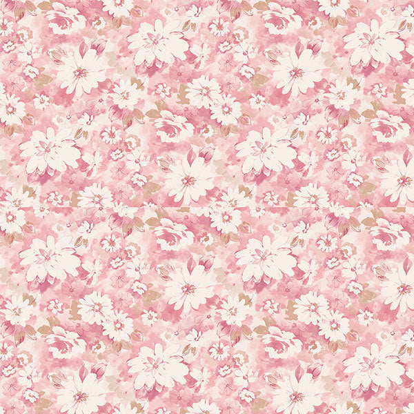 Pink Floral Splash PP35532 Wallpaper