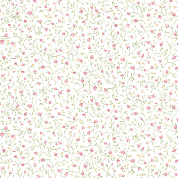 Pink Mini Floral Trail PP35537 Wallpaper