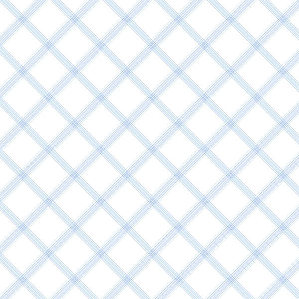 Blue Plaid PP35543 Wallpaper