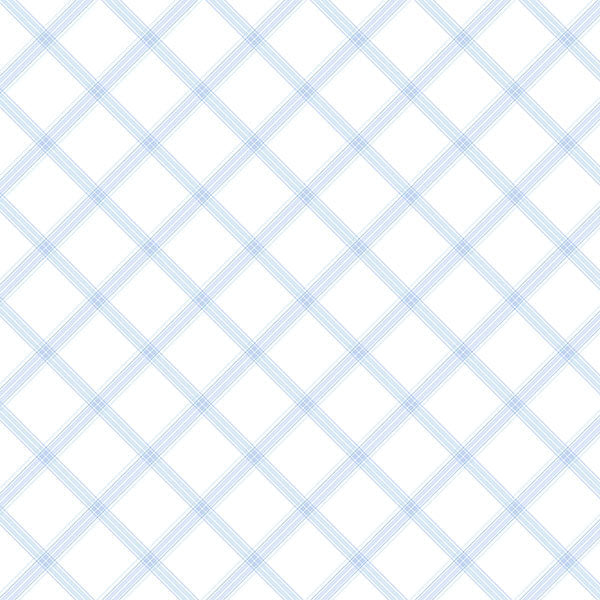 Blue Plaid PP35543 Wallpaper
