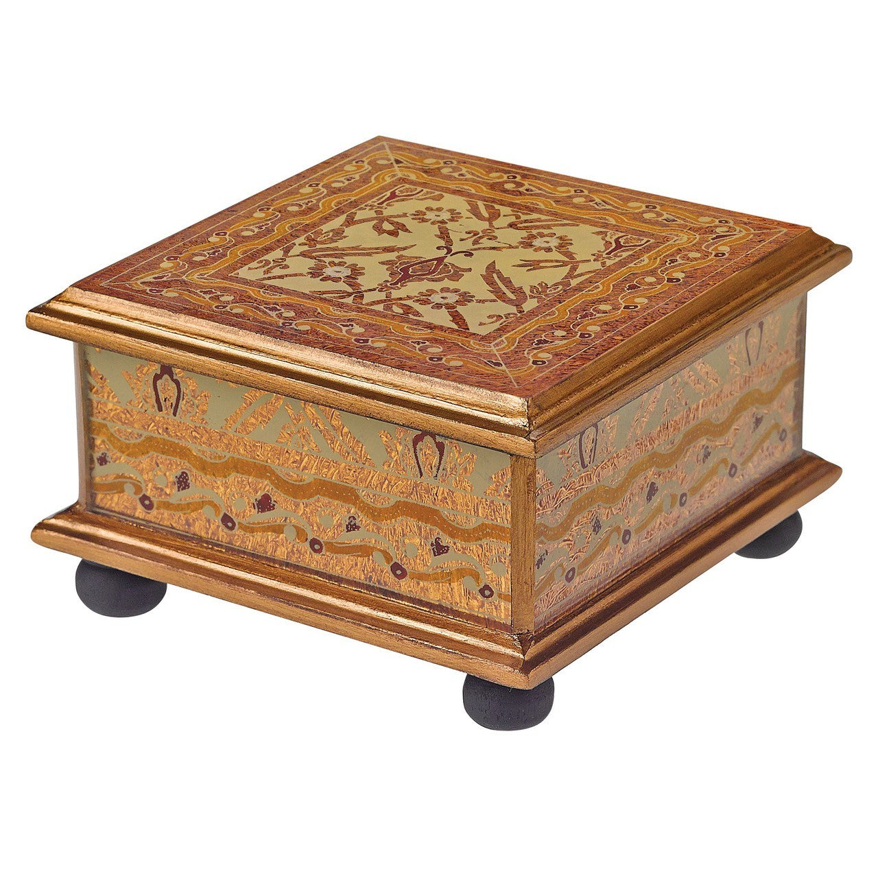 Antiqua Sand Keepsake or Jewelry Box