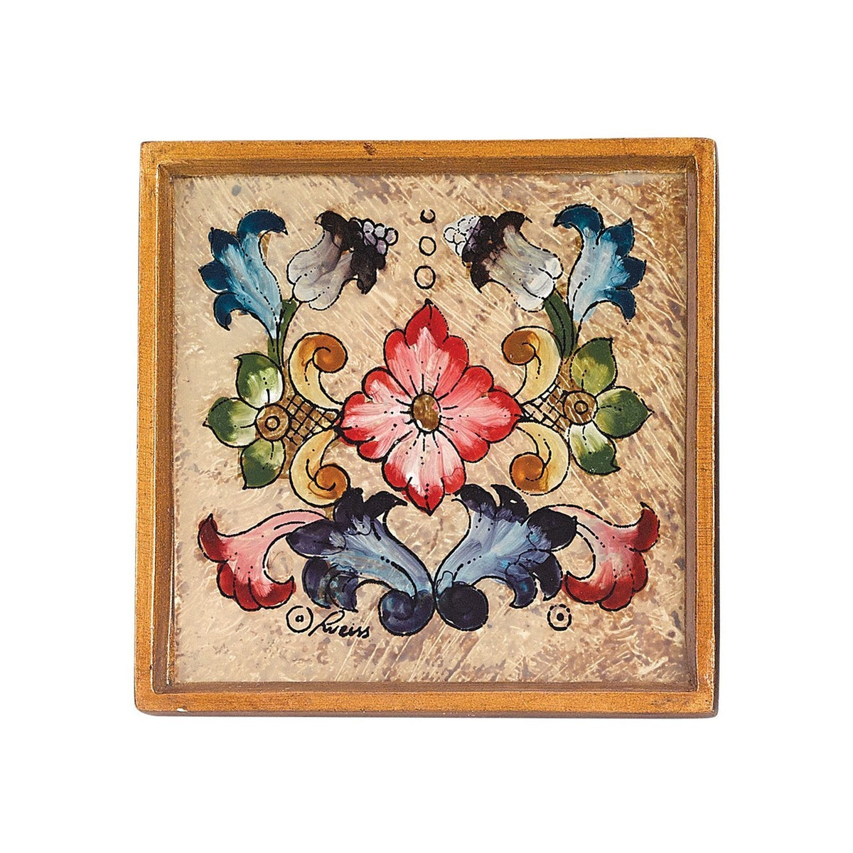 Gemstone Sand 4 Pc Coaster Set Square
