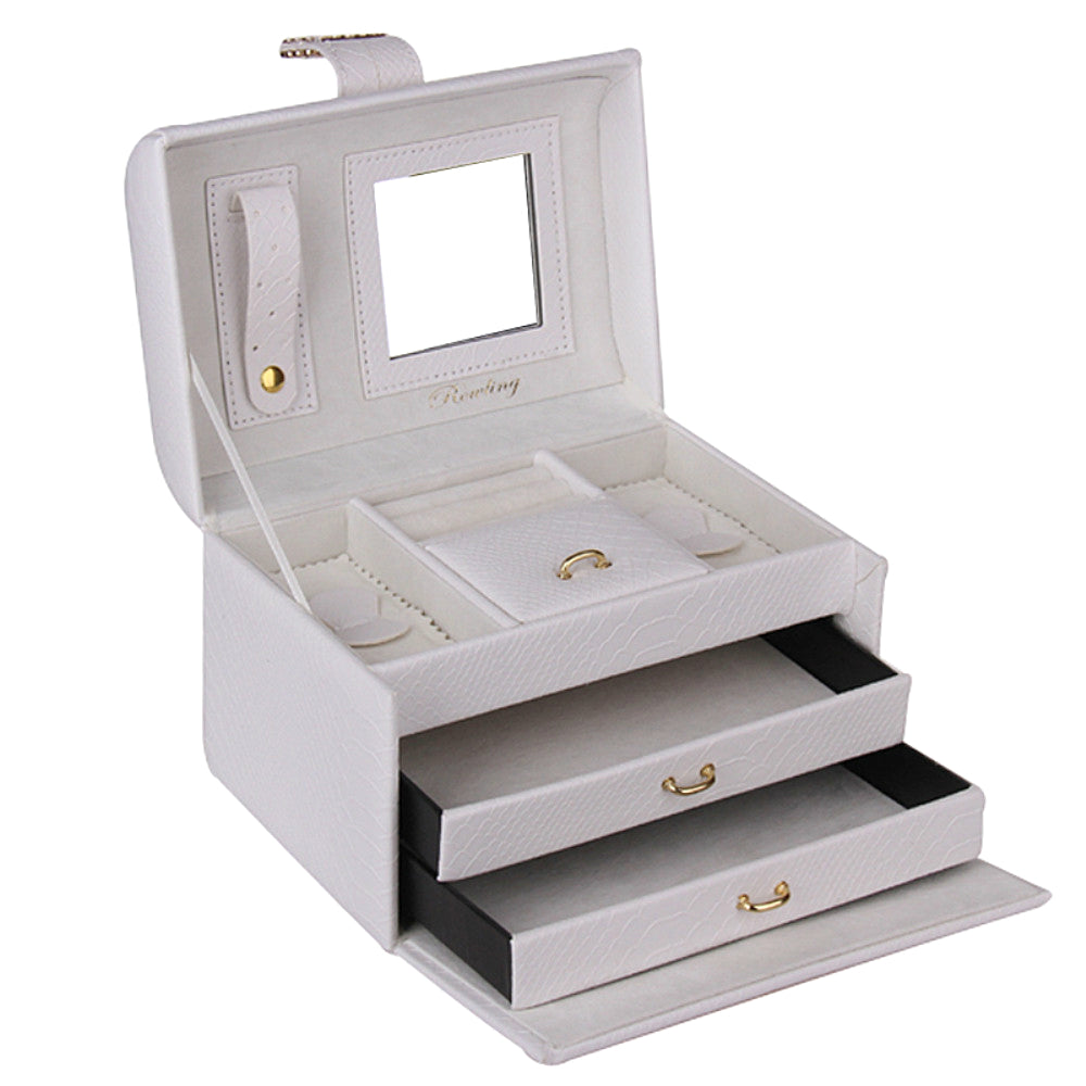 White Cute Miniature Jewelry Box