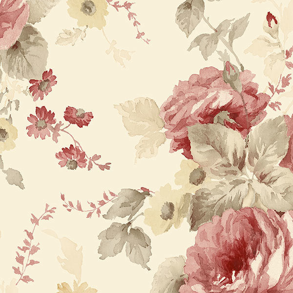 Dark Pink Floral Bouquet RG35728 Wallpaper