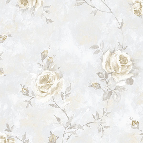Grey Rose Vine RG35735 Wallpaper