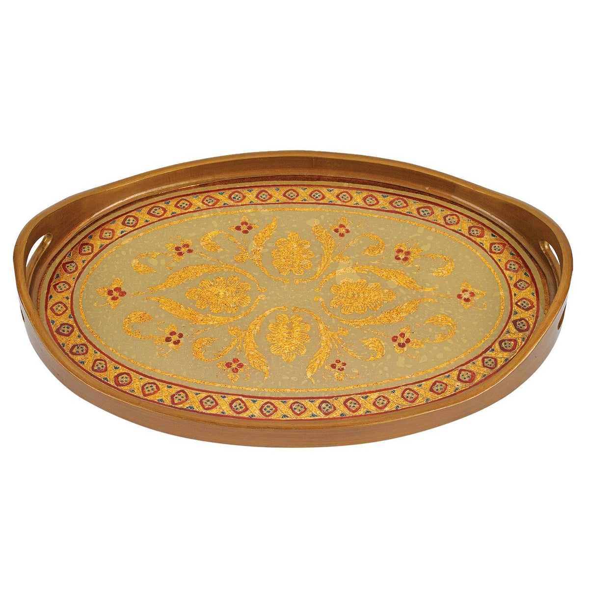 Classical Sand Oval Tray