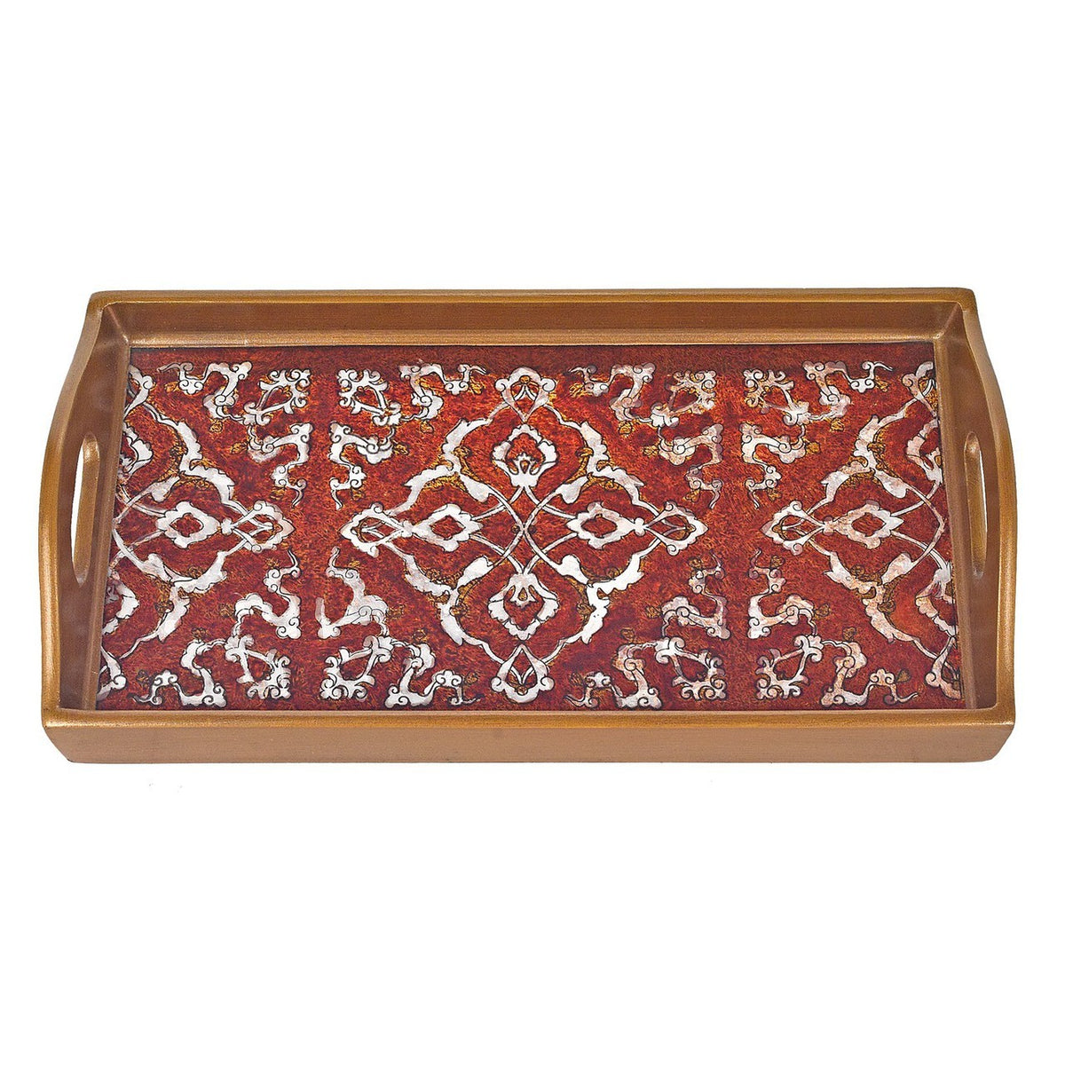 Dafne Red Small Rectangle Tray