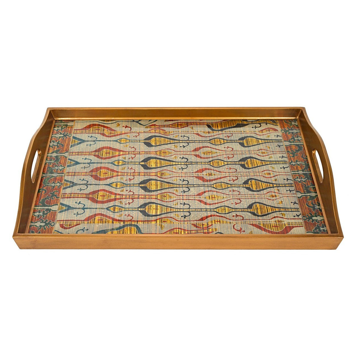 Ikat Rectangle Tray