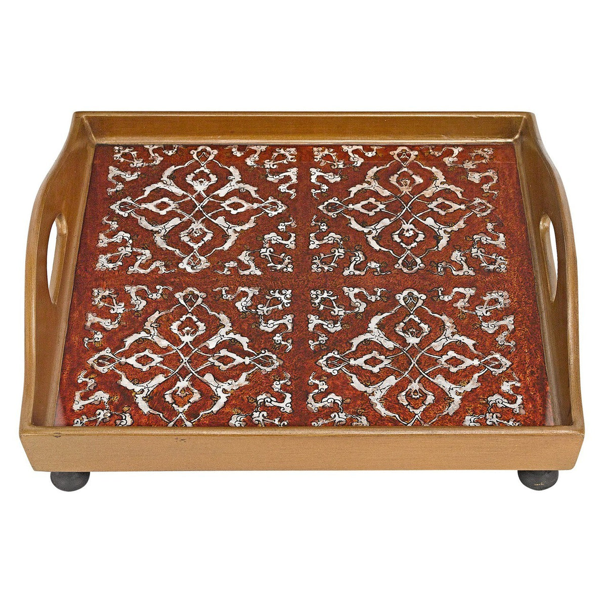 Dafne Red  Square Tray